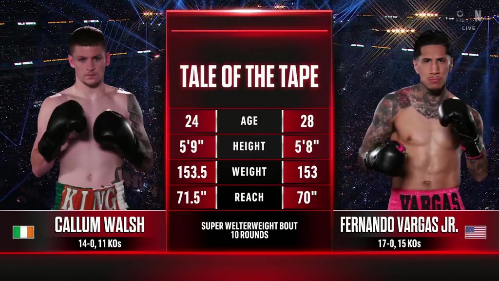Boxing - Callum Walsh vs. Fernando Vargas Jr - Sep 13, 2025