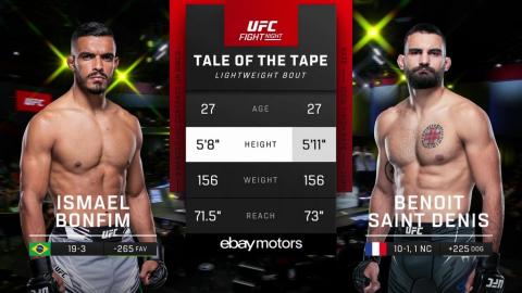 UFC on ESPN 48 - Ismael Bonfim vs Benoit Saint Denis - Jul 01, 2023