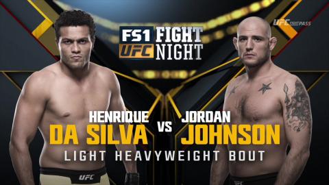 UFC on Fox 23 - Henrique da Silva vs Jordan Johnson - Jan 28, 2017