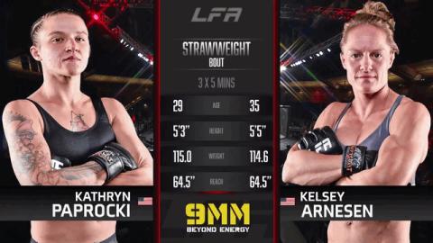 LFA 141 - Kelsey Arnesen vs Kathryn Paprocki - Sep 10, 2022