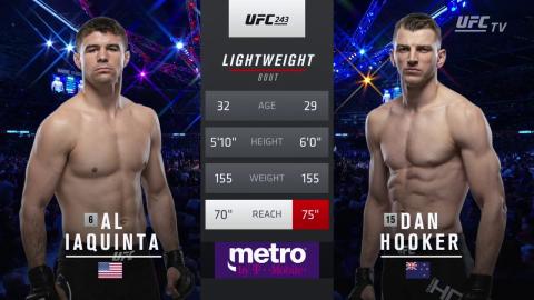 UFC 243: Al Iaquinta vs Dan Hooker - Oct 6, 2019