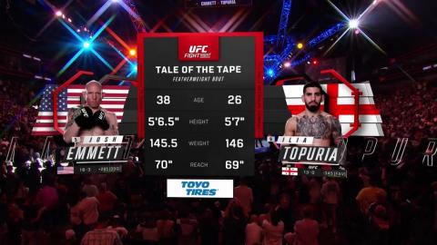 UFC on ABC 5 - Josh Emmett vs Ilia Topuria - Jun 24, 2023