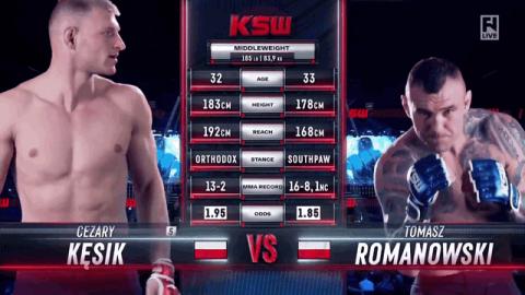 KSW 74 - Cezary Kesik vs Tomasz Romanowski - Sep 10, 2022