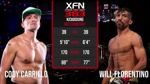 XFN 383 - Cody Carrillo vs Will Florentino - Oct 14, 2022