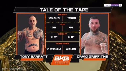 BKB 34 - Tony Barratt vs Craig Griffiths - September 15, 2023