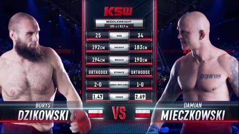 KSW 84 - Damian Mieczkowski vs Borys Dzikowski - July 14, 2023