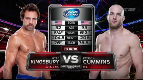 UFC on FOX 12 - Kyle Kingsbury vs Patrick Cummins - Jul 25, 2014