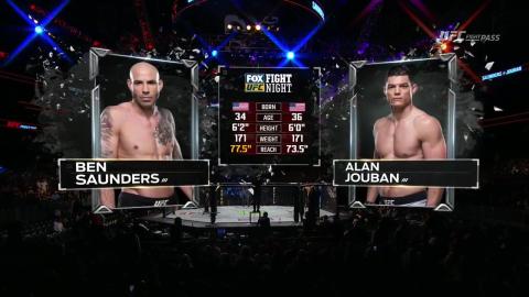 UFC on Fox 28 - Ben Saunders vs Alan Jouban - Feb 23, 2018