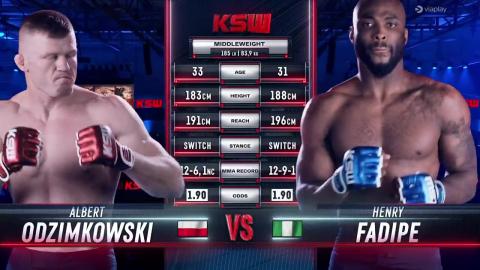 KSW 76 - Henry Fadipe vs Albert Odzimkowski - Nov 12, 2022