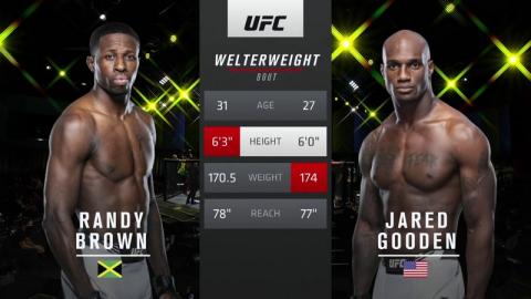 Randy Brown vs. Jared Gooden - Oct 09, 2021