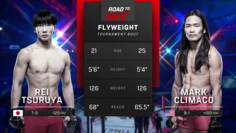 Road to UFC - Rei Tsuruya vs Mark Climaco - August 26, 2023