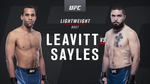 UFCFN 199 - Jordan Leavitt vs Matt Sayles - Dec 18, 2021