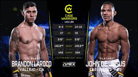 CW 143 - John De Jesus vs Brandon Laroco - Sep 23, 2022