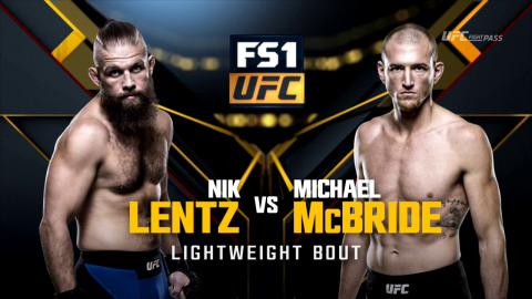 UFC 203 - Nik Lentz vs Michael McBride - Sep 10, 2016
