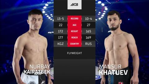 ACA 158 - Mansur Khatuev vs Kairat Nurbay uulu - June 1, 2023