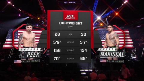 UFC on ABC 5 - Trevor Peek vs Chepe Mariscal - Jun 24, 2023
