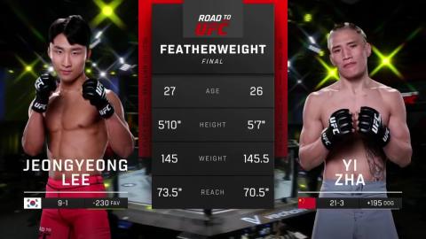 UFC Fight Night 218 - JeongYeong Lee vs Zha Yi - Feb 04, 2023