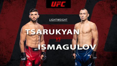 UFC Fight Night 216 - Arman Tsarukyan vs Damir Ismagulov - Dec 17, 2022