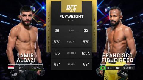 UFC 278 - Amir Albazi vs Francisco Figueiredo - Aug 20, 2022