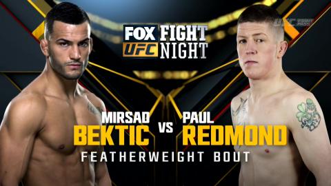 UFC on FOX 14 - Mirsad Bektic vs Paul Redmond - Jan 23, 2015