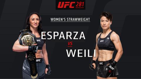 UFC 281 - Carla Esparza vs Zhang Weili - Nov 12, 2022