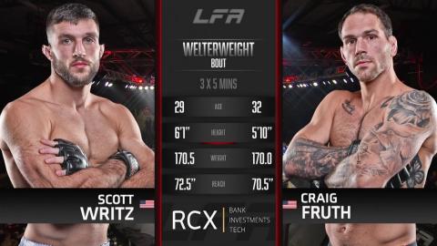 LFA 145 - Scott Writz vs Craig Fruth - Oct 21, 2022