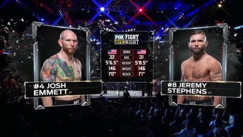 UFC on Fox 28 - Josh Emmett vs Jeremy Stephens - Feb 23, 2018