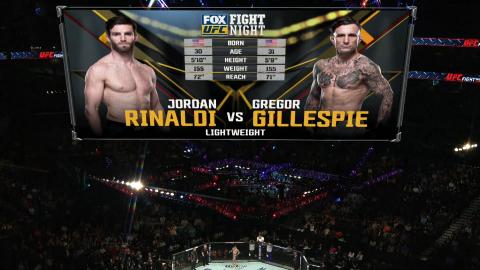 UFC on Fox 27 - Jordan Rinaldi vs Gregor Gillespie - Jan 27, 2018