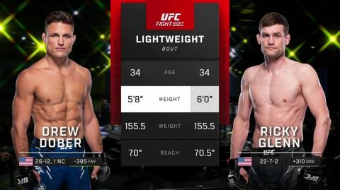 UFC Fight Night 229 - Drew Dober vs Ricky Glenn - 07 October, 2023