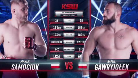 KSW 76 - Kamil Gawryjołek vs Marek Samociuk - Nov 12, 2022