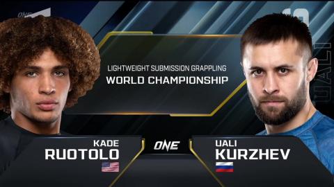 ONE on Prime Video 3 - Kade Ruotolo vs Uali Kurzhev - Oct 21, 2022