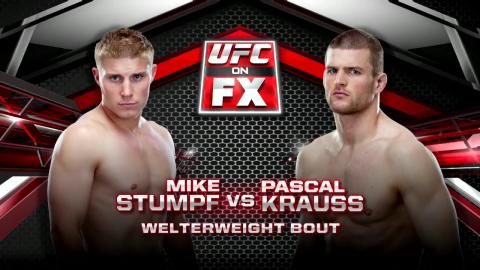 UFC on FOX 6 - Mike Stumpf vs Pascal Krauss - Jan 26, 2013