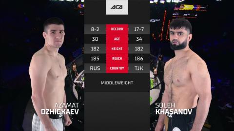 ACA 161 - Azamat Dzhigkaev vs Solekh Khasanov - August 10, 2023