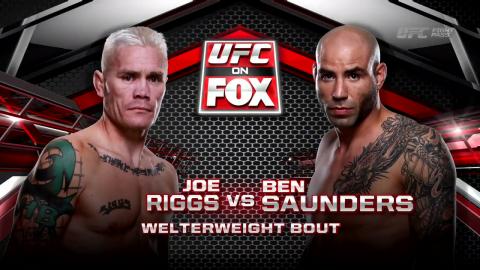 UFC on FOX 13 - Joe Riggs vs Ben Saunders - Dec 12, 2014