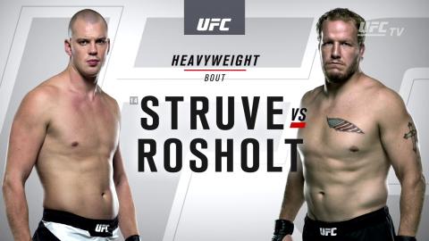 UFC 193 - Stefan Struve vs Jared Rosholt - Nov 14, 2015
