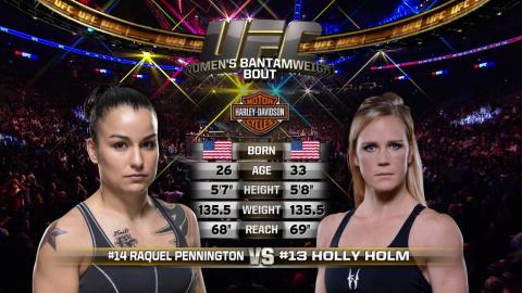 UFC 184 - Raquel Pennington vs Holly Holm - Feb 28, 2015