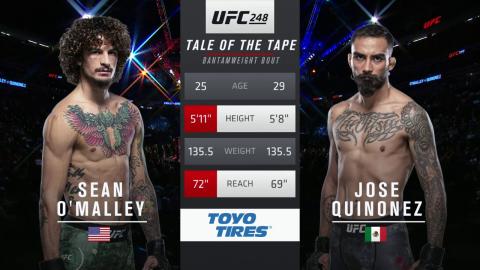UFC 248 - Sean O'Malley vs Jose Quinonez - Mar 7, 2020