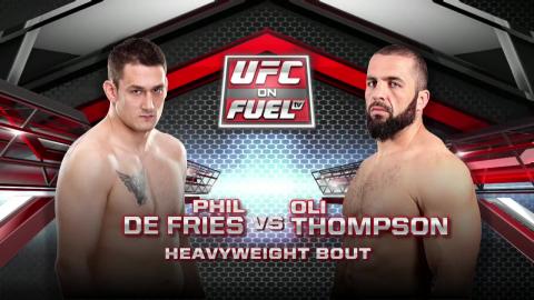 UFC on FOX 4 - Phil de Fries vs Oli Thompson - Aug 4, 2012