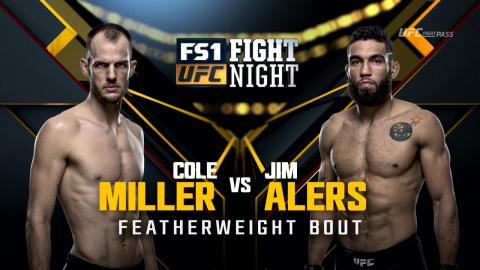 UFC on FOX 17 - Cole Miller vs Jim Alers - Dec 19, 2015
