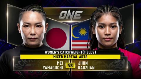 ONE Championship - Mei Yamaguchi vs. Jihin Radzuan - Feb 11, 2022