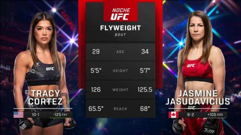 Noche UFC - Tracy Cortez vs Jasmine Jasudavicius - September 16, 2023