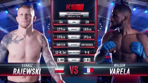 KSW 85 - Wilson Varela vs Łukasz Rajewski - August 18, 2023