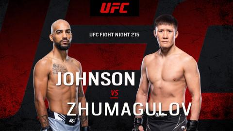 UFC Fight Night 215 - Charles Johnson vs Zhalgas Zhumagulov - Nov 19, 2022