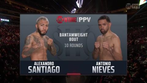 Boxing - Alejandro Santiago vs Antonio Nieves - Oct 29, 2022