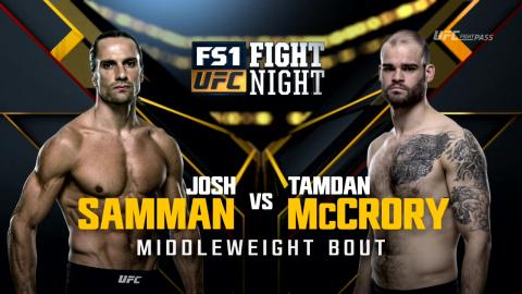 UFC on FOX 17 - Josh Samman vs Tamdan McCrory - Dec 19, 2015