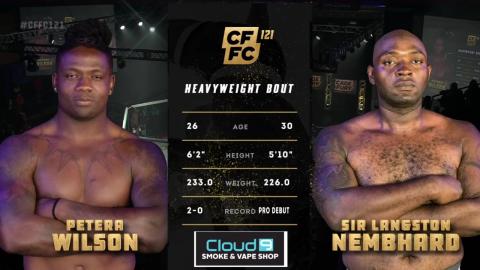 CFFC 121 - Petera Wilson vs Sir Langston Nembhard - July 13, 2023