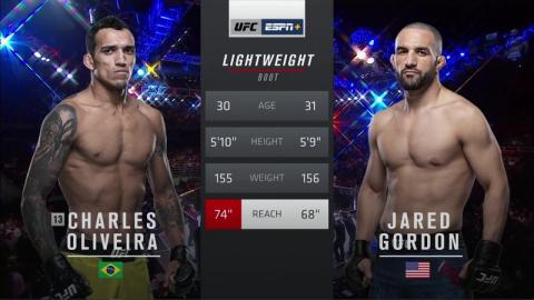 UFC Fight Night 164 - Charles Oliveira vs Jared Gordon - Nov 16, 2019