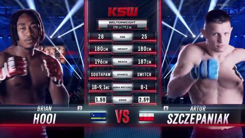 KSW 76 - Artur Szczepaniak vs Brian Hooi - Nov 12, 2022