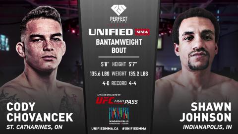 Unified MMA 51 - Shawn Johnson vs Cody Chovancek - June 22, 2023