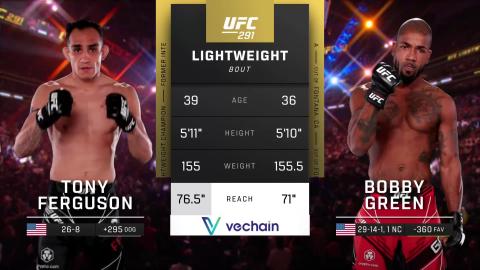 UFC 291 - Tony Ferguson vs Bobby Green - July 29, 2023